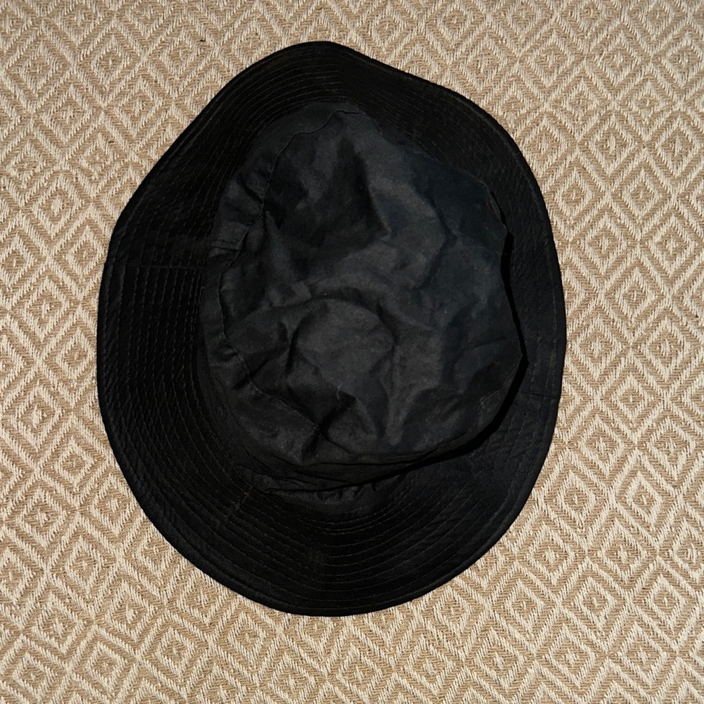 Classic Black Bucket Rain Hat